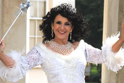 Lesley joseph as the Fairy Godmother in Cinderella