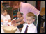 Pupils and teacher from St Wilfrid's bake a cake