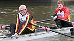 Chris Evans rowing