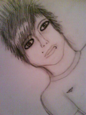 A boy in the crowd, he stopped and stared at me . .  what a feeling