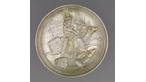 Silver plate showing Shapur II