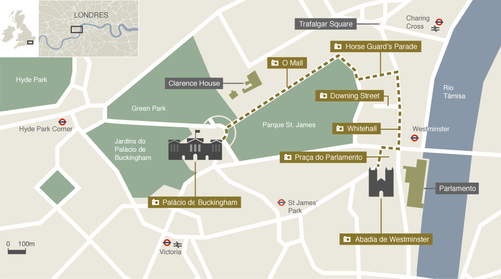 Mapa da rota