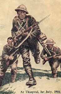 Image of Ulster Division at Thiepval, 1st July 1916