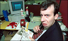 bloke in an office