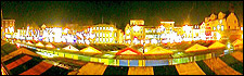 Christmas lights in Norwich city centre