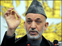 Hamid Karzai, presidente afegão