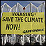 Faixa do Greenpeace em Valência