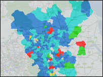 Look North mood map