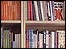 Books on a shelf