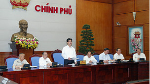 Chính phủ lắng nghe các cựu lãnh đạo (Ảnh của website chính phủ)