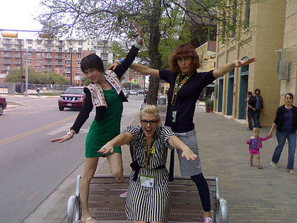 Queens Of Noize meet up with Dandi Wind