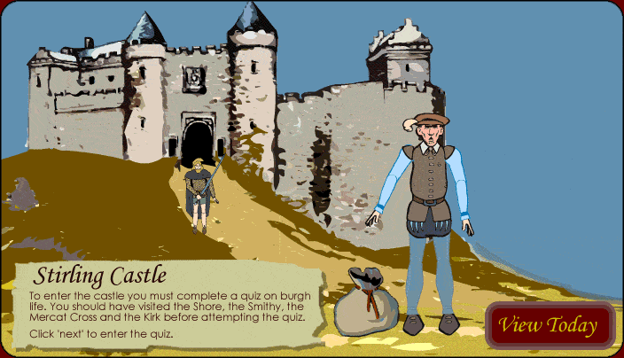 The gate of Stirling Castle