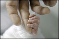 Father and baby