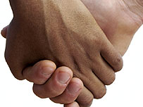 holding hands