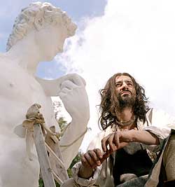 Stephen Noonan plays Michelangelo