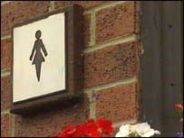 Toilet sign
