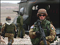 Soldado italiano no Afeganistão