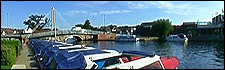 View of the river at Wroxham