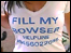 'Bowser Babe' with her bowser hotline T-shirt 