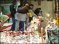 In the temple