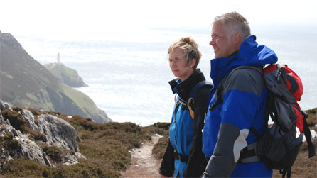Derek and Rosie on Anglesey.
