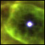 Imagem da Nebulosa do Olho do Gato feita pela câmera Lucky