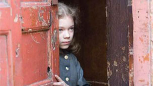 Girl at doorway