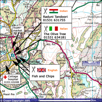 Ledbury map