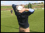 Burridge attempting the long throw