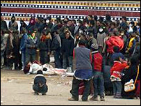 Protesto no Tibete