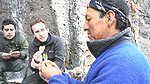 Bruce and the crew take part in an emotional ceremony at the source of the Amazon.