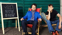Steve Punt (left) and Hugh Dennis, with special guests, present a satirical round-up of election news