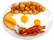 a greasy fry up