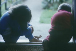 Crying children