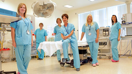 Midwives from the Ulster Hospital Maternity Unit 