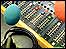 Studio mixing desk and microphone