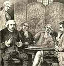 Image of Samuel Johnson holding court