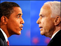 Hai ông Obama và John McCain