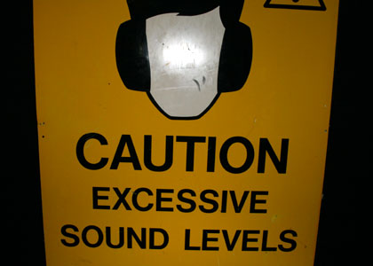 Caution sign