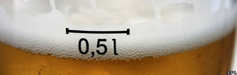 a glass of beer