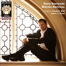 Review of Songs By Schubert, Wolf, Fauré and Ravel