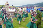 Daws flodau y Cyhoeddi