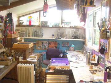 Studio inside