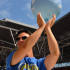 This hot air balloon is 'on the up' - just like Take That's career! Brilliant.