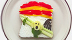 Ida Frosk toast art of 'Scream' painting