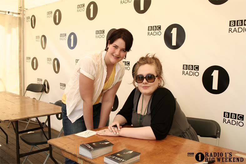 Signing sessions with Adele