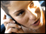 Girl on a mobile phone