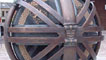 Millennium Marker sculpture in Blackburn and the Radstock Miners Memorial