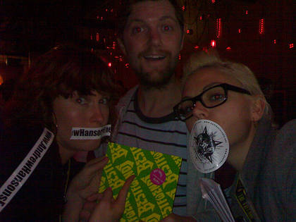 In a dark room with Steve from Moshi Moshi