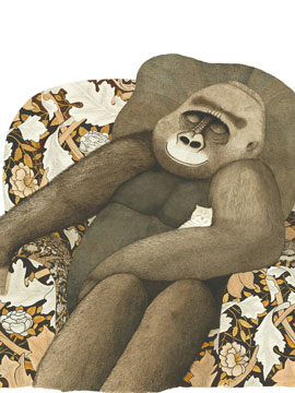 An illustration from Little Beauty, by Anthony Browne